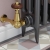 West Eton Traditional Corner Manual Radiator Valve and Lockshield - Brass | Thumbnail Image