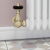 West Eton Traditional Corner Manual Radiator Valve and Lockshield - Brushed Brass | Thumbnail Image