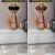 West Eton Traditional Corner Manual Radiator Valves Pair and Lockshield - Brushed Copper | Thumbnail Image