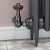 West Eton Traditional Corner Manual Radiator Valve and Lockshield - Black Nickel | Thumbnail Image