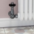 West Eton Traditional Corner Manual Radiator Valve and Lockshield - Black Nickel | Thumbnail Image