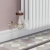 West Eton Traditional Corner Manual Radiator Valve and Lockshield - Nickel | Thumbnail Image