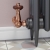 West Eton Traditional Corner Manual Radiator Valve and Lockshield - Polished Copper | Thumbnail Image
