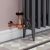 West Eton Traditional Corner Manual Radiator Valve and Lockshield - Polished Copper | Thumbnail Image
