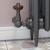 West Eton Traditional Corner Manual Radiator Valve and Lockshield - Pewter | Thumbnail Image