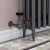West Eton Traditional Corner Manual Radiator Valve and Lockshield - Pewter | Thumbnail Image