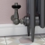 West Eton Corner Manual Radiator Valve and Lockshield - Light Pewter | Thumbnail Image