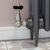 West Eton Traditional Corner Manual Radiator Valve and Lockshield - Satin Nickel | Thumbnail Image