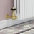 West Eton Traditional Corner Manual Radiator Valve and Lockshield - Un-Lacquered Brass | Thumbnail Image