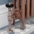 West Faringdon Angled Thermostatic Radiator Valve and Lockshield - Antique Copper