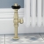 West Faringdon Angled Thermostatic Radiator Valve and Lockshield - Brushed Brass