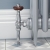 West Faringdon Angled Thermostatic Radiator Valve and Lockshield - Chrome