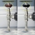 West Faringdon Angled Thermostatic Radiator Valve and Lockshield - Nickel | Thumbnail Image