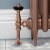 West Faringdon Angled Thermostatic Radiator Valve and Lockshield - Polished Copper