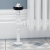 West Faringdon Angled Thermostatic Radiator Valve and Lockshield - White