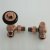West Faringdon Corner Thermostatic Radiator Valve and Lockshield - Antique Copper