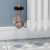 West Faringdon Corner Thermostatic Radiator Valve and Lockshield - Antique Copper