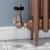 West Faringdon Corner Thermostatic Radiator Valve and Lockshield - Antique Copper