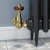 West Faringdon Corner Thermostatic Radiator Valve and Lockshield - Brass