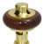 West Faringdon Corner Thermostatic Radiator Valve and Lockshield - Brass