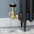 West Faringdon Corner Thermostatic Radiator Valve and Lockshield - Brushed Brass