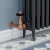 West Faringdon Corner Thermostatic Radiator Valve and Lockshield - Brushed Copper