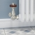 West Faringdon Corner Thermostatic Radiator Valve and Lockshield - Nickel
