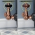 West Faringdon Corner Thermostatic Radiator Valve and Lockshield - Polished Copper | Thumbnail Image