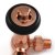 West Faringdon Corner Thermostatic Radiator Valve and Lockshield - Polished Copper