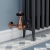 West Faringdon Corner Thermostatic Radiator Valve and Lockshield - Polished Copper
