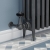 West Faringdon Corner Thermostatic Radiator Valve and Lockshield - Pewter