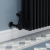 West Faringdon Corner Thermostatic Radiator Valve and Lockshield - Satin Black