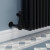 West Faringdon Corner Thermostatic Radiator Valve and Lockshield - Textured Black