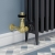 West Faringdon Corner Thermostatic Radiator Valve and Lockshield - Un-Lacquered Brass