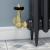 West Faringdon Corner Thermostatic Radiator Valve and Lockshield - Un-Lacquered Brass