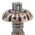 West Gothic TRV Angled Thermostatic Radiator Valve and Lockshield - Antique Copper