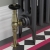 West Jaguar TRV Angled Thermostatic Radiator Valve and Lockshield - Antique Brass