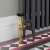 West Jaguar TRV Angled Thermostatic Radiator Valve and Lockshield - Brass