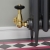 West Jaguar TRV Corner Thermostatic Radiator Valve and Lockshield - Brass