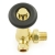 West Jaguar TRV Corner Thermostatic Radiator Valve and Lockshield - Brass