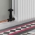 West Jaguar TRV Corner Thermostatic Radiator Valve and Lockshield - Textured Black | Thumbnail Image