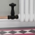 West Jaguar TRV Corner Thermostatic Radiator Valve and Lockshield - Textured Black | Thumbnail Image