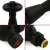 West Jaguar TRV Corner Thermostatic Radiator Valve and Lockshield - Textured Black | Thumbnail Image