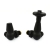 West Jaguar TRV Corner Thermostatic Radiator Valve and Lockshield - Textured Black | Thumbnail Image