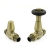 West Jaguar TRV Straight Thermostatic Radiator Valve and Lockshield - Antique Brass | Thumbnail Image