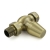 West Jaguar TRV Straight Thermostatic Radiator Valve and Lockshield - Antique Brass | Thumbnail Image