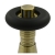 West Jaguar TRV Straight Thermostatic Radiator Valve and Lockshield - Antique Brass | Thumbnail Image