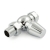 West Jaguar TRV Straight Thermostatic Radiator Valve and Lockshield - Chrome | Thumbnail Image