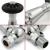 West Jaguar TRV Straight Thermostatic Radiator Valve and Lockshield - Chrome | Thumbnail Image