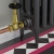 West Jaguar TRV Straight Thermostatic Radiator Valve and Lockshield - Un-Lacquered Brass | Thumbnail Image